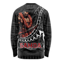Samoan Pride Polynesian Tribal Warrior Long Sleeve Shirt 685 Samoa Mo Samoa LT9 - Polynesian Pride