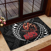 Samoan Pride Polynesian Tribal Warrior Rubber Doormat 685 Samoa Mo Samoa
