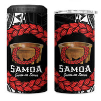 Samoan Tanoa Kava Bowl Ula Fala 4 in 1 Can Cooler Tumbler Polynesian Tribal Vibe
