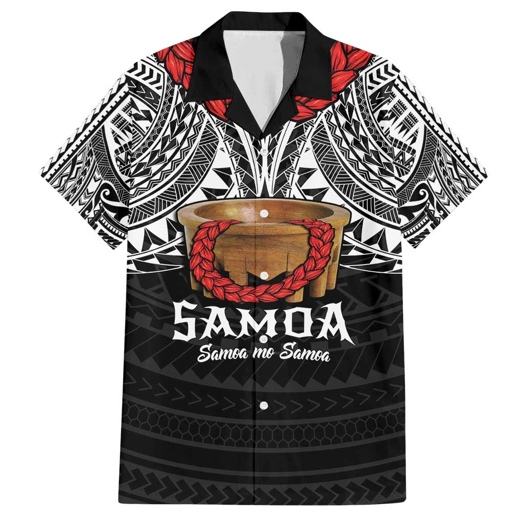 Samoan Tanoa Kava Bowl Ula Fala Family Matching Puletasi and Hawaiian Shirt Polynesian Tribal Vibe