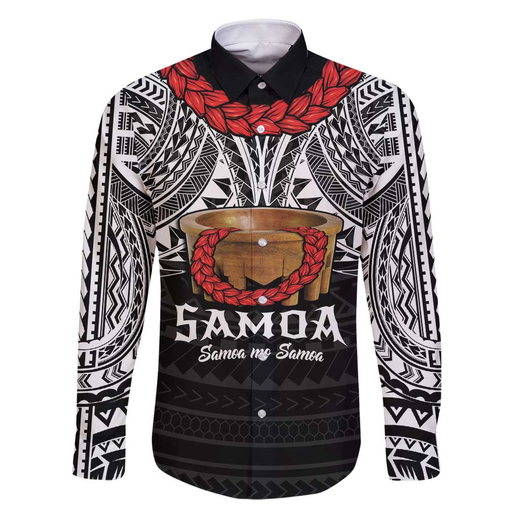 Samoan Tanoa Kava Bowl Ula Fala Family Matching Puletasi and Hawaiian Shirt Polynesian Tribal Vibe