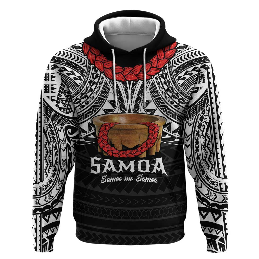 Samoan Tanoa Kava Bowl Ula Fala Hoodie Polynesian Tribal Vibe LT9 Pullover Hoodie Brown - Polynesian Pride