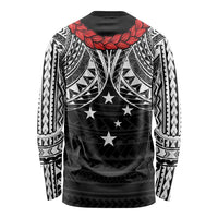 Samoan Tanoa Kava Bowl Ula Fala Long Sleeve Shirt Polynesian Tribal Vibe LT9 - Polynesian Pride