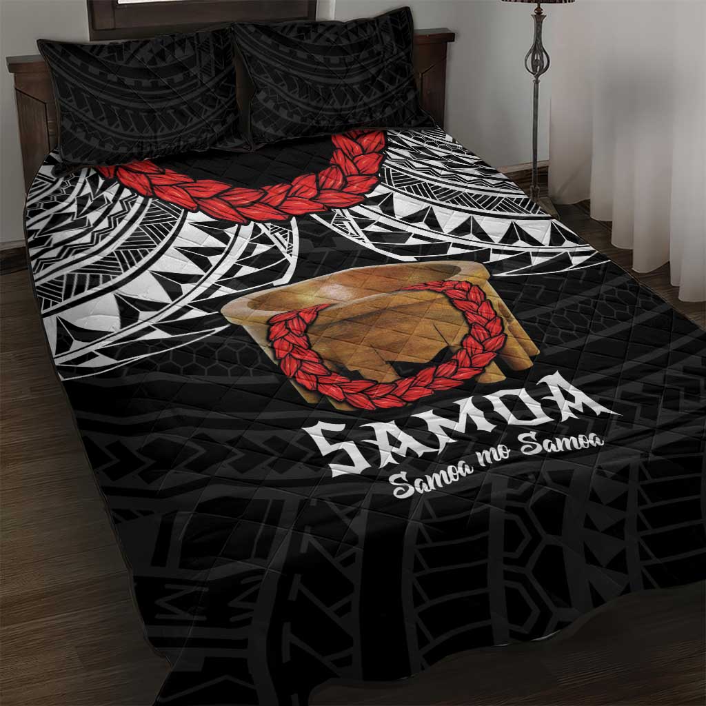 Samoan Tanoa Kava Bowl Ula Fala Quilt Bed Set Polynesian Tribal Vibe LT9 Brown - Polynesian Pride