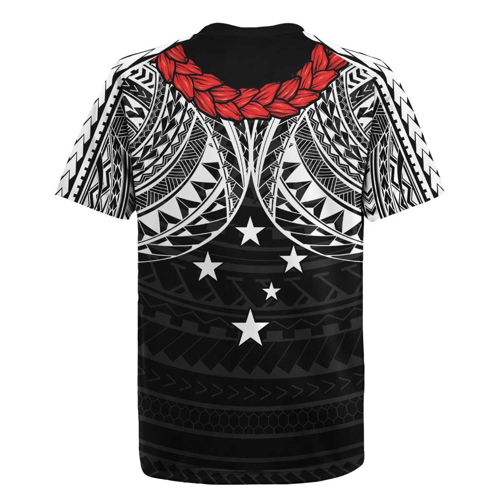 Samoan Tanoa Kava Bowl Ula Fala Rugby Jersey Polynesian Tribal Vibe