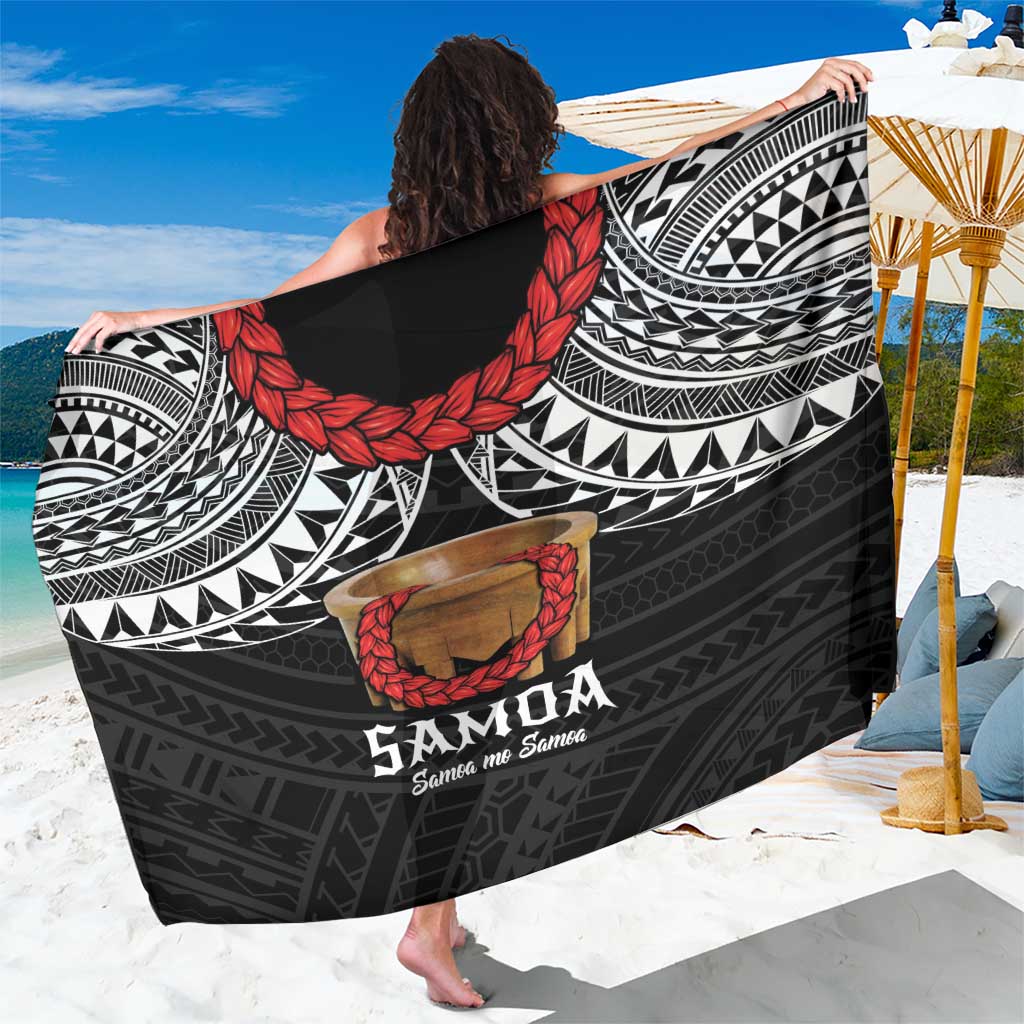 Samoan Tanoa Kava Bowl Ula Fala Sarong Polynesian Tribal Vibe LT9 One Size 44 x 66 inches Brown - Polynesian Pride