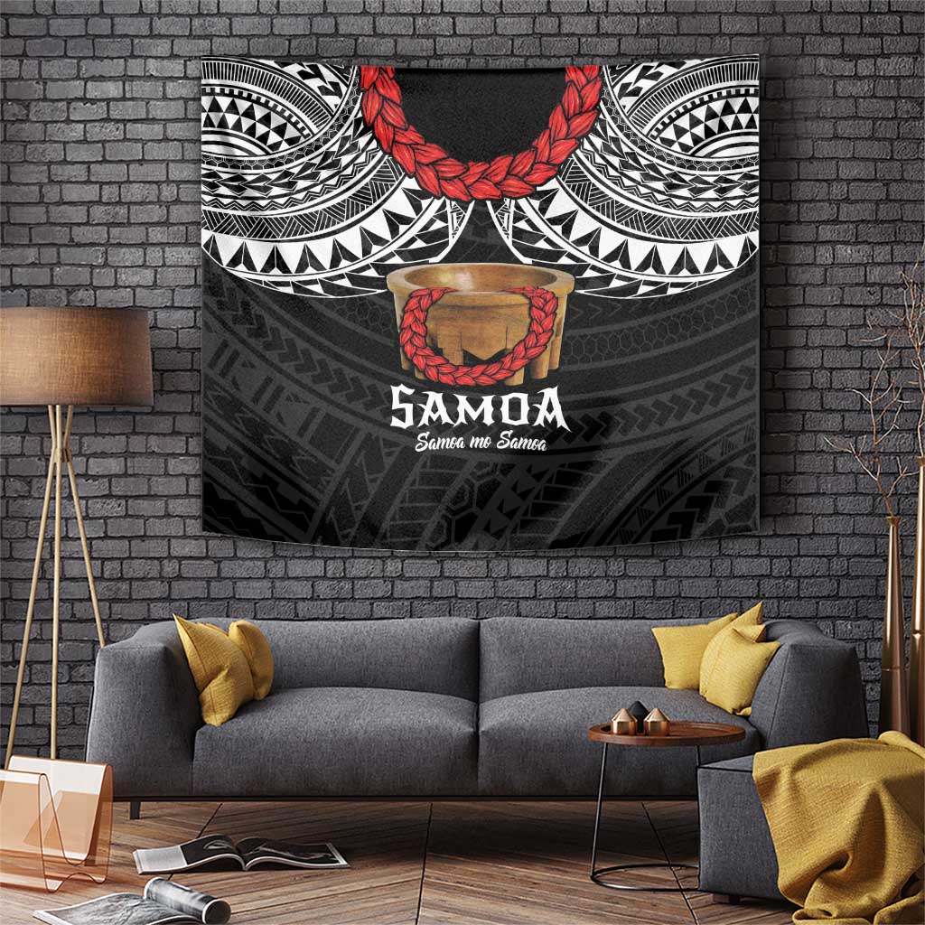 Samoan Tanoa Kava Bowl Ula Fala Tapestry Polynesian Tribal Vibe LT9 Brown - Polynesian Pride