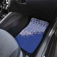 Fiji Marau na Kerisimasi Car Mats Blue Tagimoucia Tapa Masi Tribal - Polynesian Pride