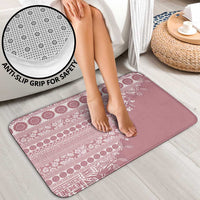 Fiji Marau na Kerisimasi Bathroom Set Dusty Rose Tagimoucia Tapa Masi Tribal - Polynesian Pride