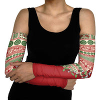 Fiji Marau na Kerisimasi Arm Sleeves Red Tagimoucia Tapa Masi Tribal - Polynesian Pride