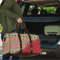 Fiji Marau na Kerisimasi Travel Bag Red Tagimoucia Tapa Masi Tribal - Polynesian Pride