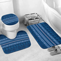 Fiji Marau na Kerisimasi Bathroom Set Blue Tapa Masi Inspired Christmas - Polynesian Pride