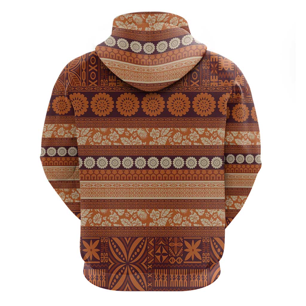 Fiji Marau na Kerisimasi Hoodie Gold Tapa Masi Inspired Christmas - Polynesian Pride