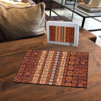 Fiji Marau na Kerisimasi Puzzle Gold Tapa Masi Inspired Christmas - Polynesian Pride