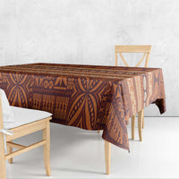 Fiji Marau na Kerisimasi Tablecloth Gold Tapa Masi Inspired Christmas - Polynesian Pride