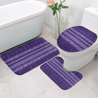 Fiji Marau na Kerisimasi Bathroom Set Purple Tapa Masi Inspired Christmas - Polynesian Pride