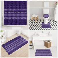 Fiji Marau na Kerisimasi Bathroom Set Purple Tapa Masi Inspired Christmas - Polynesian Pride