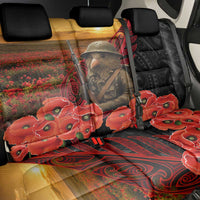 Maori Kiwi Soldier Fern Tattoo ANZAC Day Back Car Seat Cover Lest We Forget