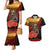 Maori Kiwi Soldier Fern Tattoo ANZAC Day Couples Matching Mermaid Dress and Hawaiian Shirt Lest We Forget