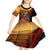 Maori Kiwi Soldier Fern Tattoo ANZAC Day Kid Short Sleeve Dress Lest We Forget