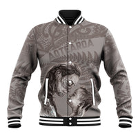New Zealand Mother's Day Baseball Jacket Maori Mo Toku Mama Silver Fern