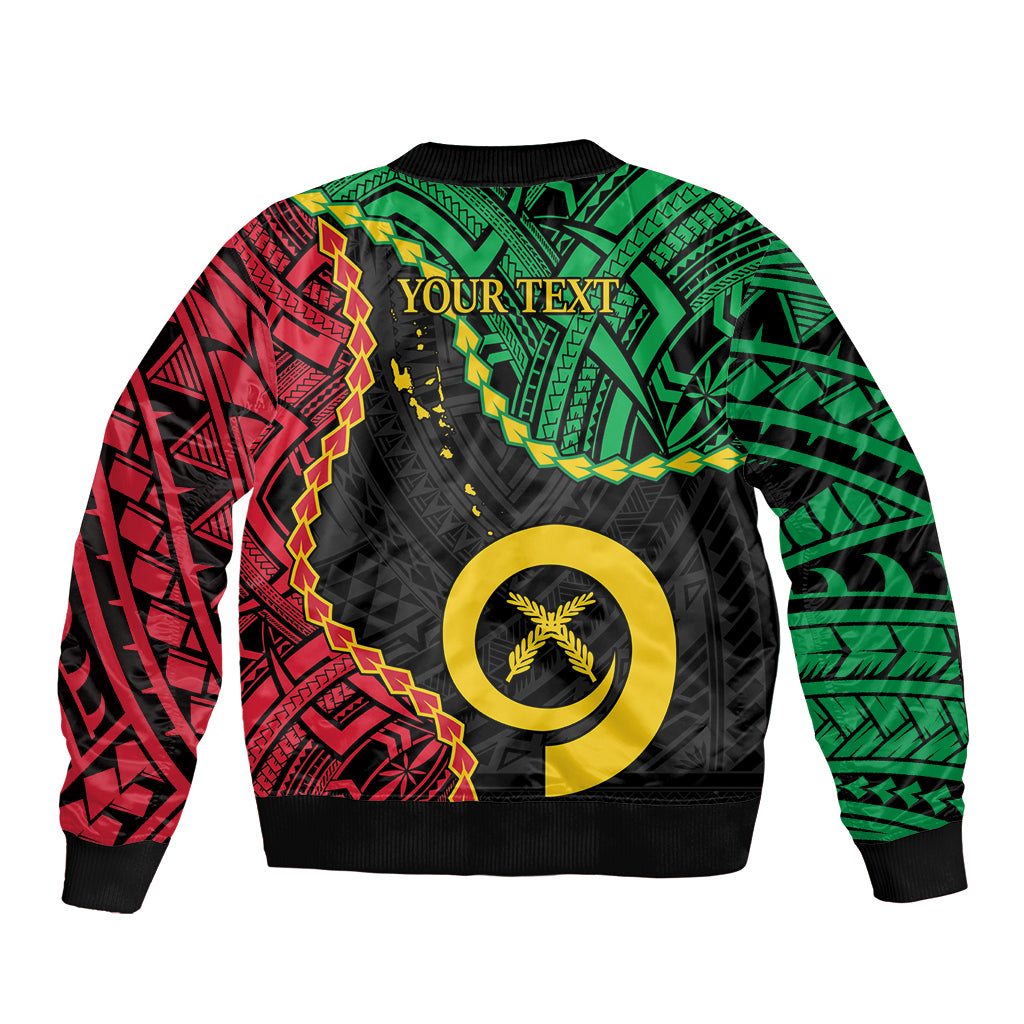 Personalised Vanuatu 44th Anniversary Bomber Jacket Tugeta Yumi Selebretem Indipendens Dei