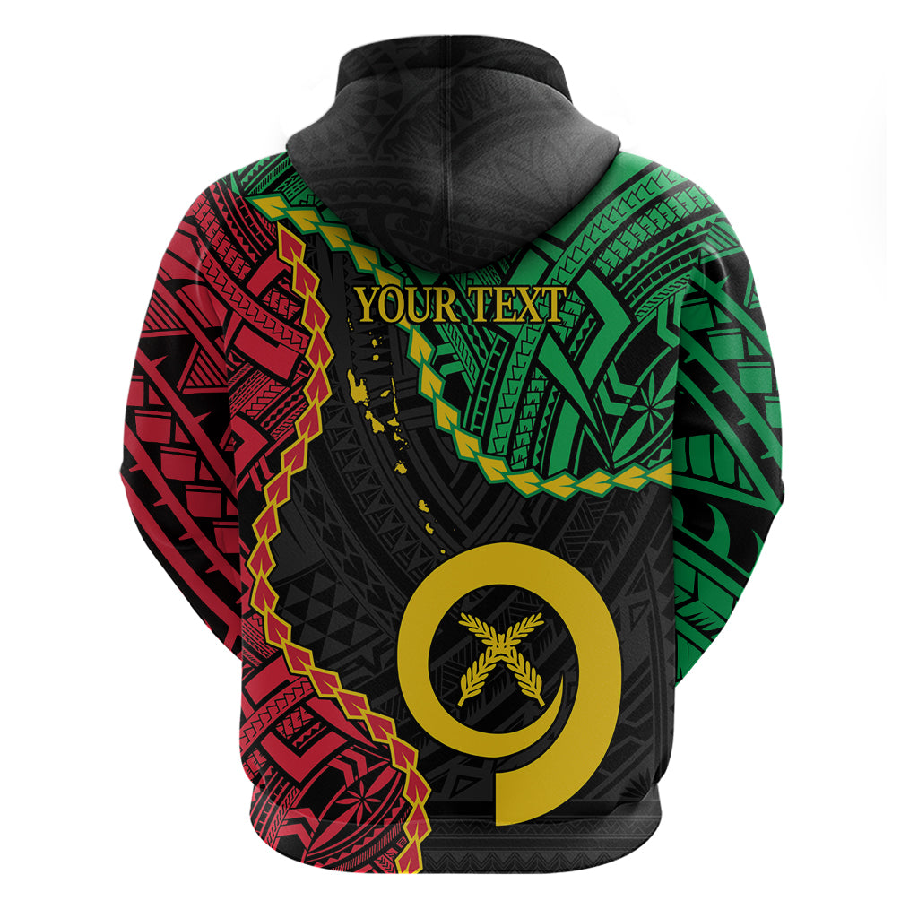 Personalised Vanuatu 44th Anniversary Hoodie Tugeta Yumi Selebretem Indipendens Dei LT9 - Polynesian Pride