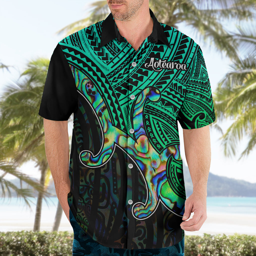 Aotearoa Papua Shell Hawaiian Shirt Maori Tribal Pattern LT9 - Polynesian Pride