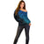 Custom Aotearoa Maori Koru Off Shoulder Sweater Polynesian Pacific Tribal - Blue LT9 - Polynesian Pride