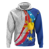 Philippines Flag Day Hoodie Filipino Pride Shines Bright On Flag Day LT9 Pullover Hoodie White - Polynesian Pride