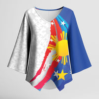 Philippines Flag Day Kimono Sleeve Blouse Filipino Pride Shines Bright On Flag Day