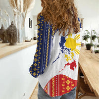 Philippines Flag Day Women Casual Shirt Filipino Traditional Igorot Tribal Pattern LT9 - Polynesian Pride