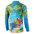 5 Oclock Somewhere Button Sweatshirt Hawaii Parrots Cocktail Summer Beach Vibe - Polynesian Pride