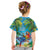 5 Oclock Somewhere Kid T Shirt Hawaii Parrots Cocktail Summer Beach Vibe - Polynesian Pride