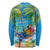 5 Oclock Somewhere Long Sleeve Shirt Hawaii Parrots Cocktail Summer Beach Vibe - Polynesian Pride