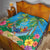 5 Oclock Somewhere Quilt Hawaii Parrots Cocktail Summer Beach Vibe - Polynesian Pride
