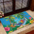 5 Oclock Somewhere Rubber Doormat Hawaii Parrots Cocktail Summer Beach Vibe - Polynesian Pride