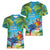 5 Oclock Somewhere Women V-Neck T-Shirt Hawaii Parrots Cocktail Summer Beach Vibe - Polynesian Pride
