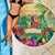 5 Oclock Somewhere Personalized Beach Blanket Hawaii Parrots Plumeria Summer Vibe - Polynesian Pride