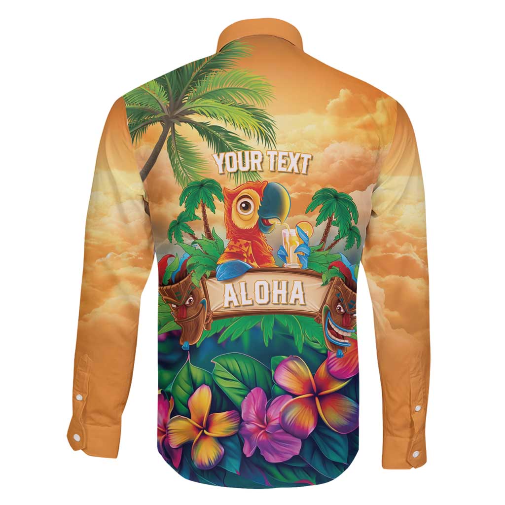 5 Oclock Somewhere Personalized Family Matching Off Shoulder Short Dress and Hawaiian Shirt Hawaii Parrots Plumeria Summer Vibe LT9 - Polynesian Pride