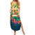 5 Oclock Somewhere Personalized Family Matching Summer Maxi Dress and Hawaiian Shirt Hawaii Parrots Plumeria Summer Vibe - Polynesian Pride