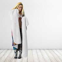 5 Oclock Somewhere Personalized Hooded Blanket Hawaii Parrots Plumeria Summer Vibe - Polynesian Pride