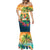 5 Oclock Somewhere Personalized Mermaid Dress Hawaii Parrots Plumeria Summer Vibe - Polynesian Pride