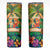 5 Oclock Somewhere Personalized Skinny Tumbler Hawaii Parrots Plumeria Summer Vibe - Polynesian Pride