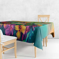 5 Oclock Somewhere Personalized Tablecloth Hawaii Parrots Plumeria Summer Vibe - Polynesian Pride