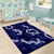 Mokihana Maile and Ilima Leis Area Rug Uliuli Hawaiian Tapa Quilt Pattern - Polynesian Pride