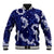 Mokihana Maile and Ilima Leis Baseball Jacket Uliuli Hawaiian Tapa Quilt Pattern - Polynesian Pride