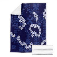 Mokihana Maile and Ilima Leis Blanket Uliuli Hawaiian Tapa Quilt Pattern - Polynesian Pride