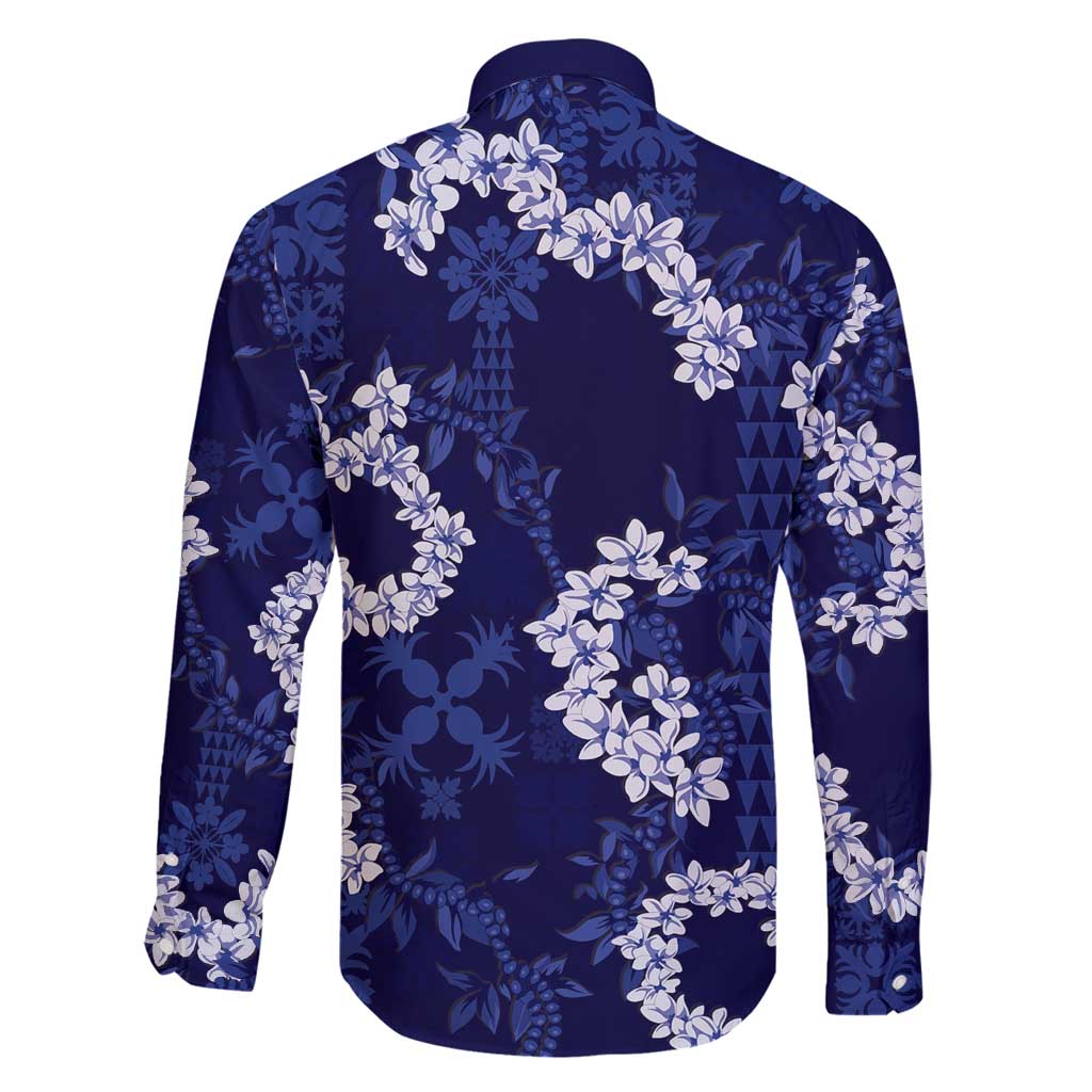 Mokihana Maile and Ilima Leis Family Matching Off Shoulder Short Dress and Hawaiian Shirt Uliuli Hawaiian Tapa Quilt Pattern - Polynesian Pride