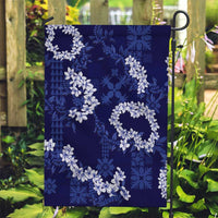 Mokihana Maile and Ilima Leis Garden Flag Uliuli Hawaiian Tapa Quilt Pattern - Polynesian Pride